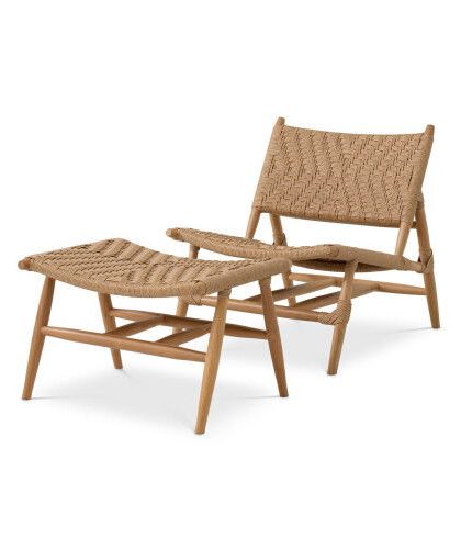 Laroc fåtölj natural teak