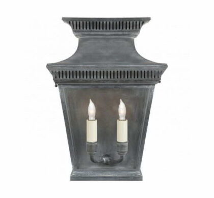 Elsinore vägglykta utomhus Weathered Zinc