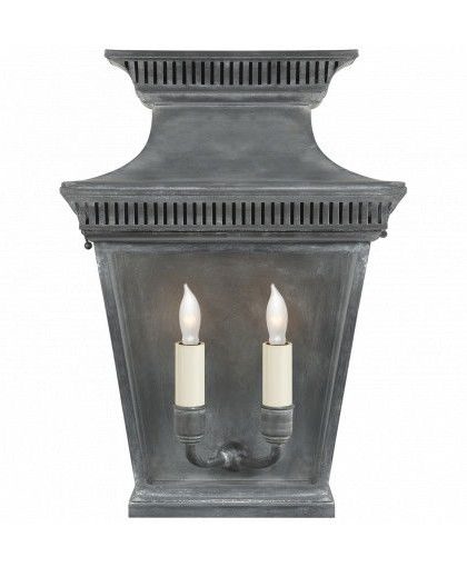 Elsinore vägglykta utomhus Weathered Zinc