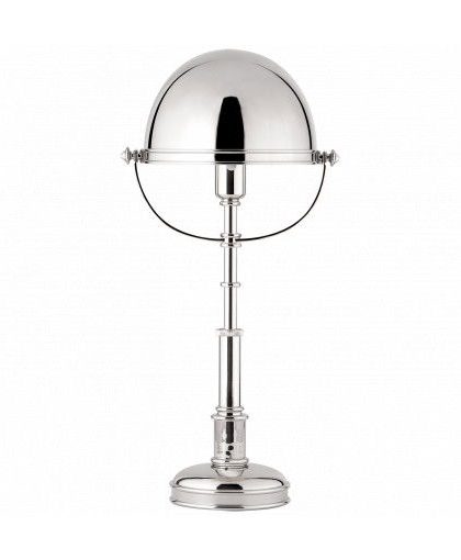 Carthage bordslampa nickel
