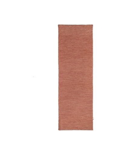 Plain gångmatta coral