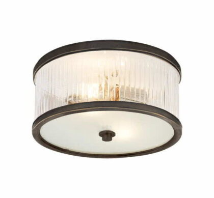 Randolph plafond rund brons S