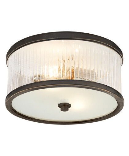 Randolph plafond rund brons S