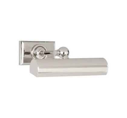 8 Cabinet Maker's tavelbelysning nickel