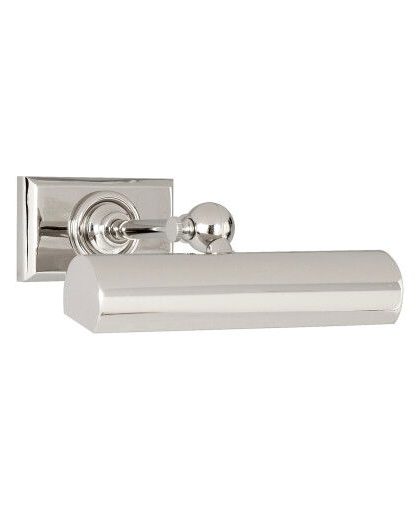8 Cabinet Maker's tavelbelysning nickel