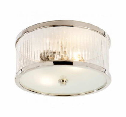 Randolph plafond rund nickel S