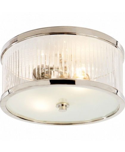 Randolph plafond rund nickel S