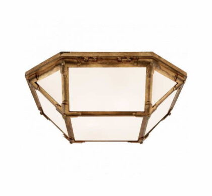 Morris plafond Gilded Iron/vit