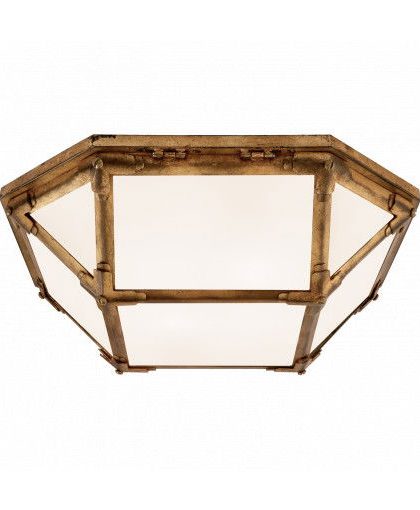 Morris plafond Gilded Iron/vit