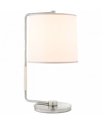 Swing bordslampa silver/silk