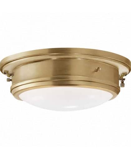 Marine Porthole plafond mässing