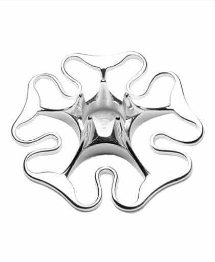 Rosen ljusstake silver