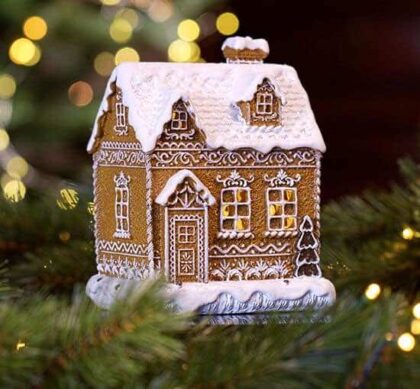 Darlington pepparkakshus juldekoration