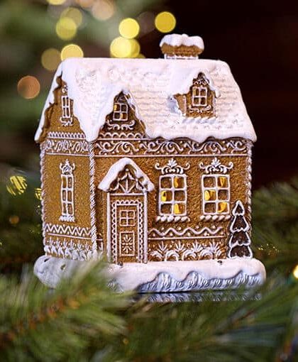 Darlington pepparkakshus juldekoration