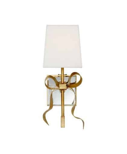 Ellery vägglampa mässing/cream