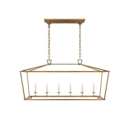 Darlana takpendel linjär Gilded Iron