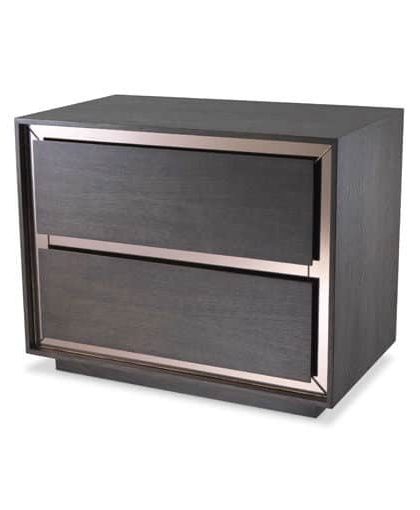 Cabas sidobord brun