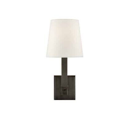 Square Tube vägglampa brons