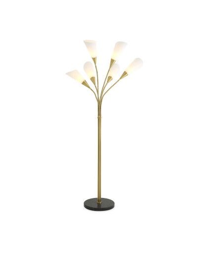 Gagnon golvlampa antik mässing