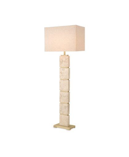 Newton golvlampa travertin
