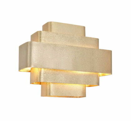 Pegaso vägglampa guld