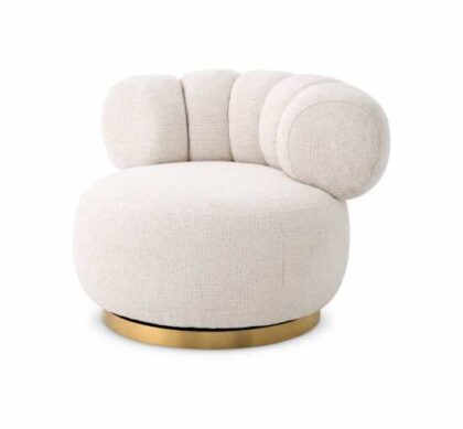 Phedra snurrfåtölj lyssa off-white