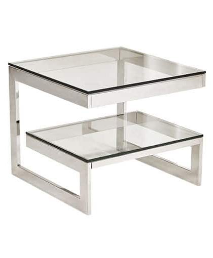 Gamma sidobord silver OUTLET