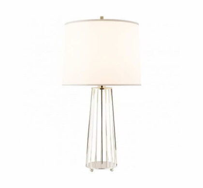 Carousel bordslampa silver