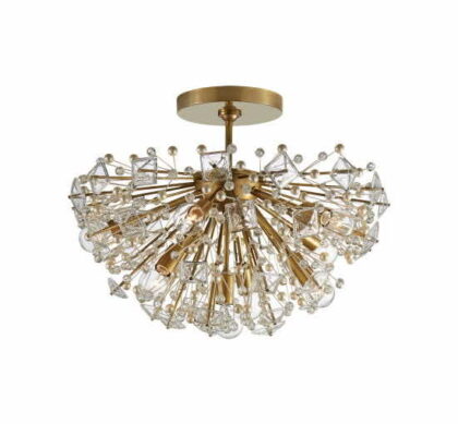 Dickinson taklampa mässing