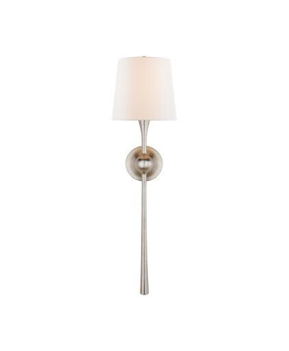 Dover Tail vägglampa Burnished Silver Leaf