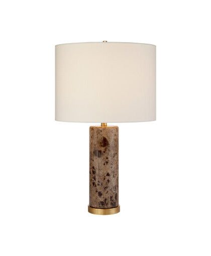 Cliff bordslampa brun
