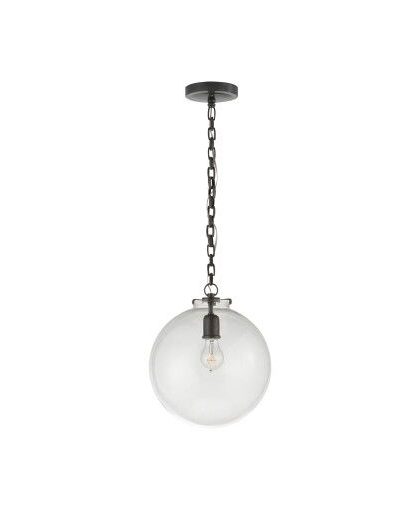 Katie Globe takpendel brons/klarglas