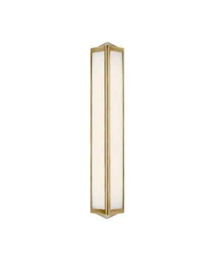 Geneva vägglampa mässing