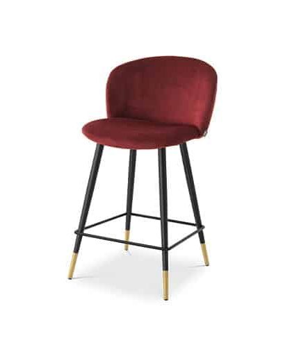 Volante barstol roche bordeaux velvet