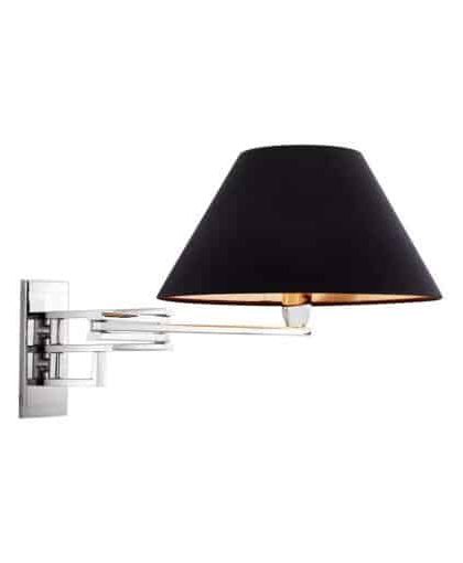 Lutetia vägglampa nickel exkl. skärm OUTLET