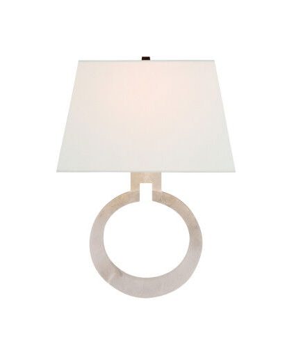 Ring Form vägglampa alabaster L