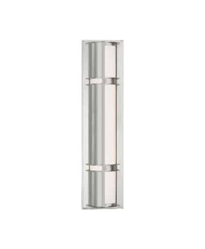 Strever 18 skärmad vägglampa nickel