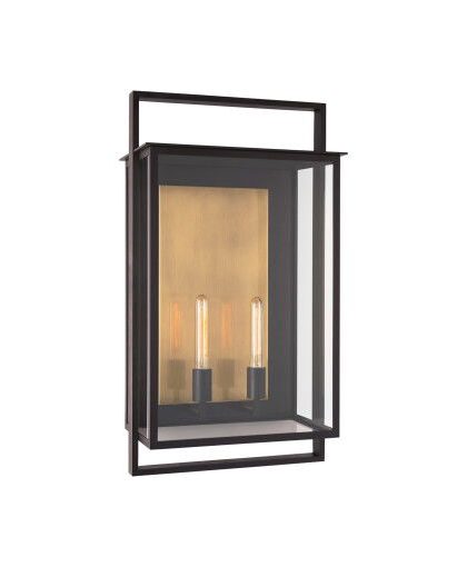 Halle Grande vägglampa svart