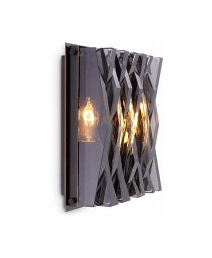 Nuvola vägglampa bronze