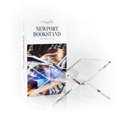 Bokstöd transparent