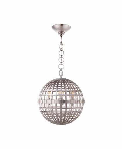 Mill taklampa Burnished Silver Leaf
