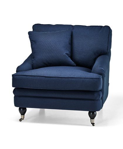 Newport howardfåtölj indigo