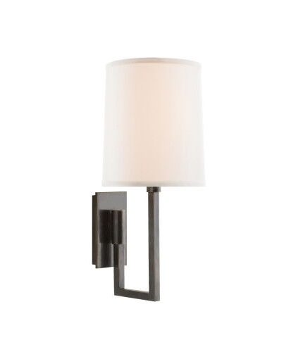 Aspect Library vägglampa brons