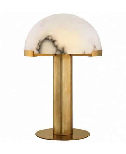 Melange bordslampa mässing