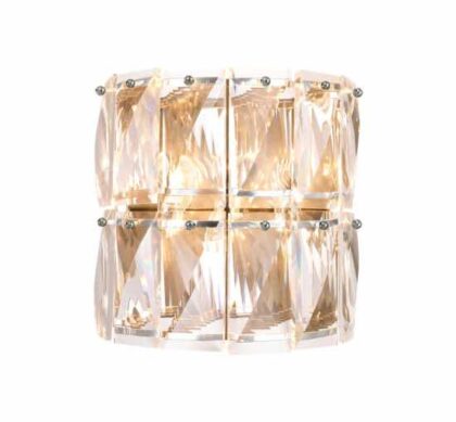 Amazone vägglampa nickel