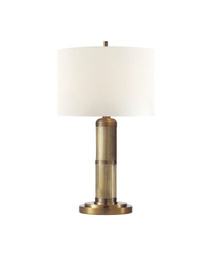 Longacre bordslampa antik mässing