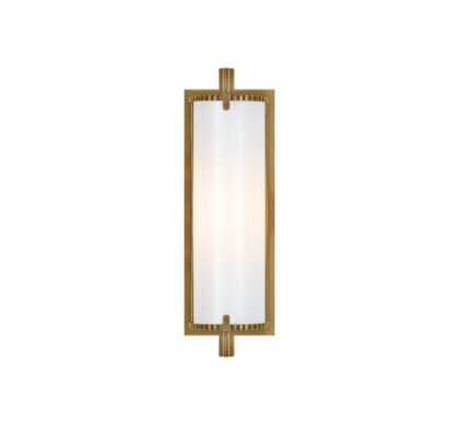 Calliope badrumsbelysning antik mässing S