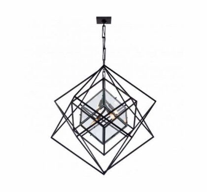 Cubist takkrona svart M