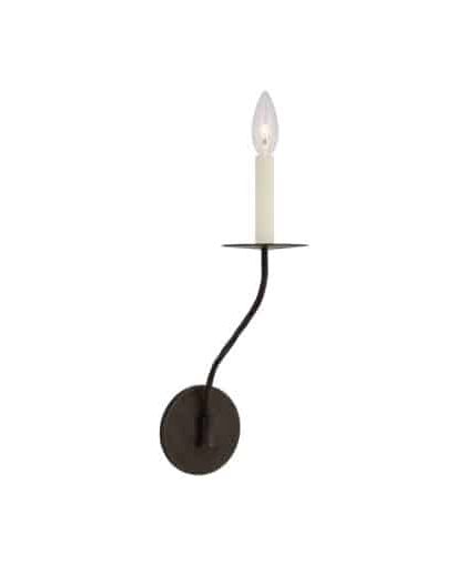 Belfair vägglampa svart