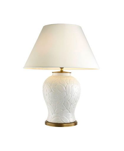 Cyprus bordslampa vit